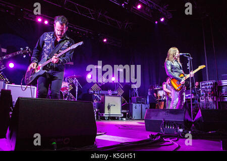 Fontaneto d'Agogna, Italy. 08th Sep, 2017. The Italian rock band AFTERHOURS performs live on stage at Phenomenon during '#30 Tour' Credit: Rodolfo Sassano/Alamy Live News Stock Photo