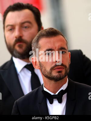 Venice, Italy. 9th September, 2017. Xavier Legrand attends at the Award Ceremony during the 74th Venice International Film Festival at Lido of Venice on 9th September, 2017. Credit: Andrea Spinelli/Alamy Live News
