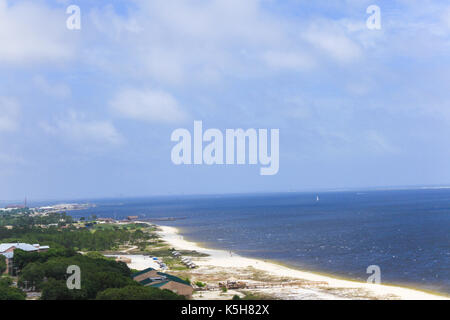 view from pensacola lighthouse Stock Photo