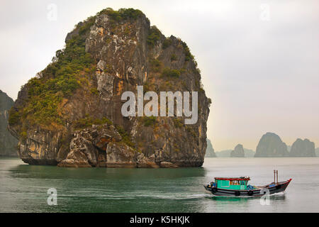 Halong Bay, Vietnam. Stock Photo