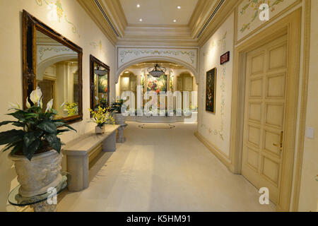 The Suite at the Hilton Hotel that Elvis Presley used in the early 1970's. Stock Photo