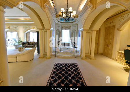 The Suite at the Hilton Hotel that Elvis Presley used in the early 1970's. Stock Photo