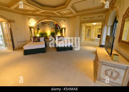 The Suite at the Hilton Hotel that Elvis Presley used in the early 1970's. Stock Photo