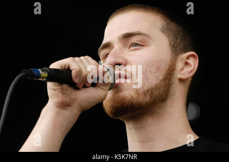 Mike Posner performs Vans Warped Tour 2010 Seaside Park June 27,2010 Ventura,California. Stock Photo