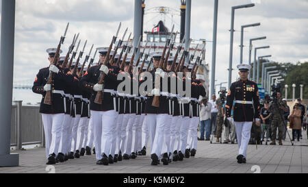 U.S. Marines Corps Silent Drill Platoon Stock Photo