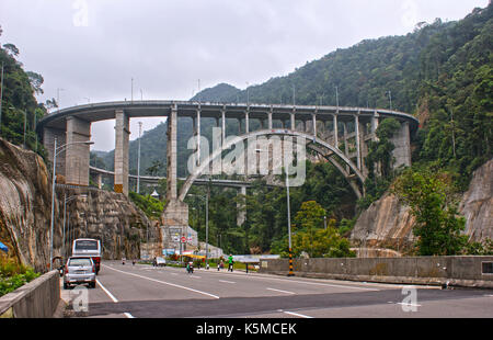 Kelok Sembilan Bridge, Padang, West Sumatra, Indonesia Stock Photo