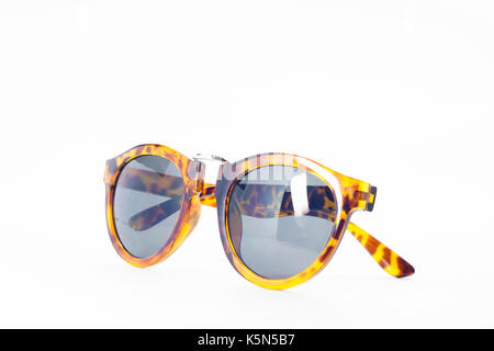 Aviator sunglasses isolated on white, clipping path included