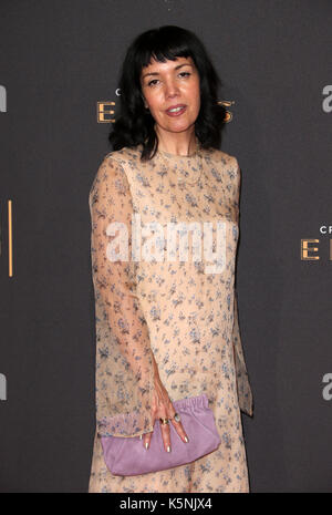 LOS ANGELES, CA - SEPTEMBER 09: Sarah Barnett, at the 2017 Creative Arts Emmy Awards at Microsoft Theater on September 9, 2017 in Los Angeles, California. Credit: Faye Sadou/MediaPunch Stock Photo