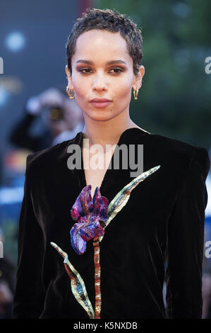 Zoe Kravitz attending the 'Le Fidèle' premiere at the 74th Venice International Film Festival at the Palazzo del Cinema on September 08, 2017 in Venice, Italy | usage worldwide
