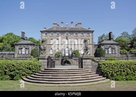 Pollok House is the ancestral home of the Stirling Maxwell families, located in Pollok Country Park, Glasgow, Scotland Stock Photo