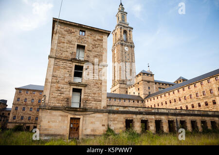 Universidad Laboral building in Gijón, Spain Stock Photo