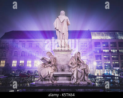 Schiller Memorial, Gendarmenmarkt , Berlin, Deutschland Stock Photo