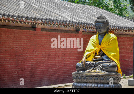 Shaolin Buddhist temple in Dengfeng County, Henan Province, China Stock Photo