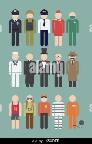occupation icon Stock Vector