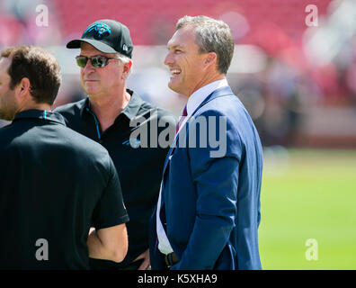 Santa Clara, CA. 10th Sep, 2017. Carolina Panthers quarterback Cam ...