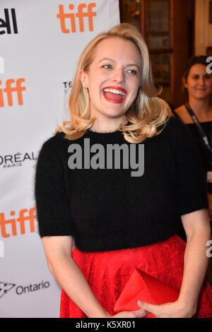 Toronto, Ontario, Canada. 10th Sep, 2017. ELISABETH MOSS attends 'The Square' premiere during the 2017 Toronto International Film Festival at The Elgin on September 10, 2017 in Toronto, Canada Credit: Igor Vidyashev/ZUMA Wire/Alamy Live News Stock Photo