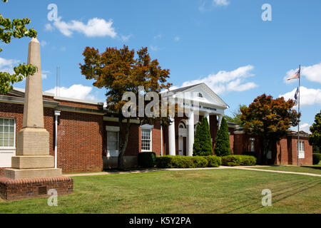 King George County Courthouse, 9383 Kings Highway, King George, Virginia Stock Photo