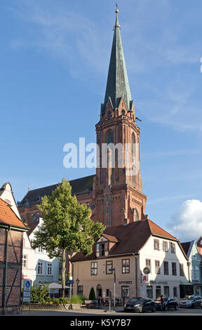 St. Nicholas' Church, Lueneburg, Lower Saxony, Germany Stock Photo