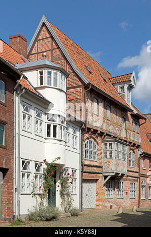frame house, old town, Lueneburg, Lower Saxony, Germany Stock Photo