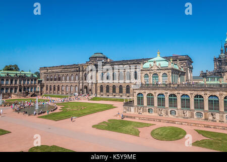 Zwinger palace in Dresden Germany Stock Photo