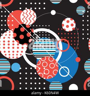 Seamless geometric graphic pattern Stock Vector