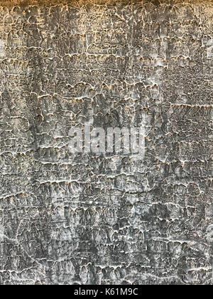 white gray wavy lines background pattern texture on the cement wall surface, detail backdrop design closeup abstract Stock Photo