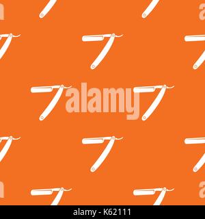 Razor blade pattern seamless Stock Vector