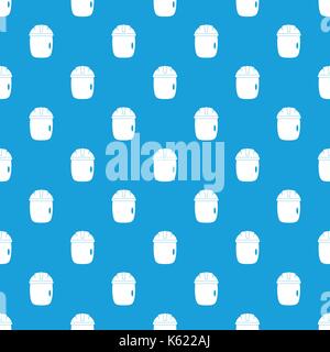 Glass welding mask pattern seamless blue Stock Vector