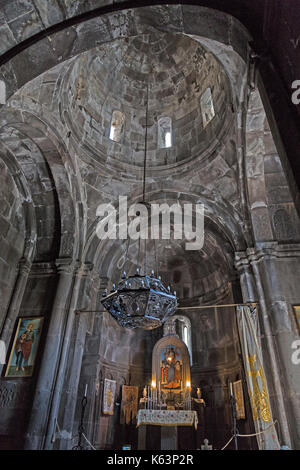 Inside the Geghard Monastery in Armenia. Stock Photo
