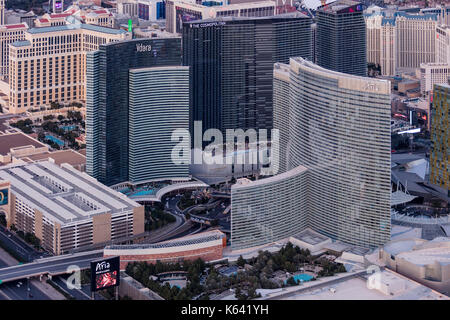 Aria Hotel Campus, Las Vegas, Nevada, USA Stock Photo