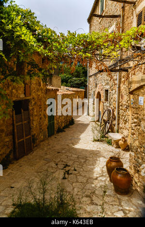 images from the city of Valldemossa in Palma de Mallorca. Spain (28-08-2017) Stock Photo