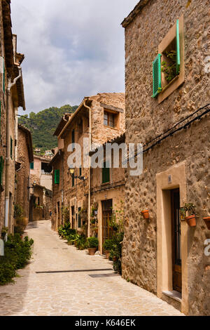 images from the city of Valldemossa in Palma de Mallorca. Spain (28-08-2017) Stock Photo