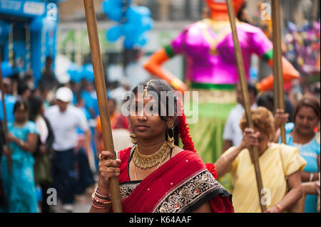 Ganesh Chturthi hindu festival celebration Stock Photo