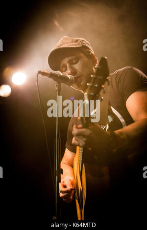 Milan Italy. 11th September 2017. The English singer-songwriter BEN MCKELVEY performs live on stage at Alcatraz opening the show of Mike and the Mechanics Stock Photo