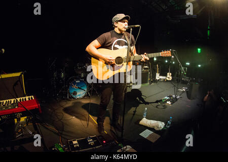 Milan Italy. 11th September 2017. The English singer-songwriter BEN MCKELVEY performs live on stage at Alcatraz opening the show of Mike and the Mechanics Stock Photo