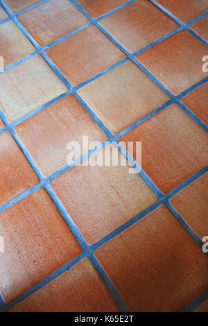 Tiled Flooring - John Gollop Stock Photo