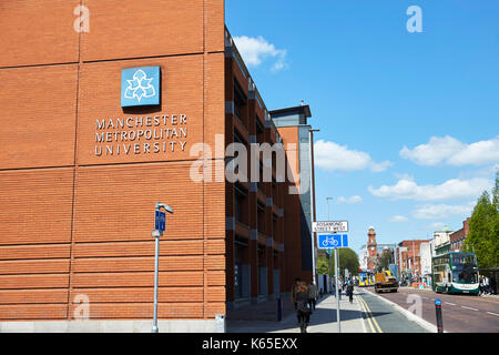 Manchester, UK - 4 May 2017: Manchester Metropolitan University Campus Buildings Stock Photo