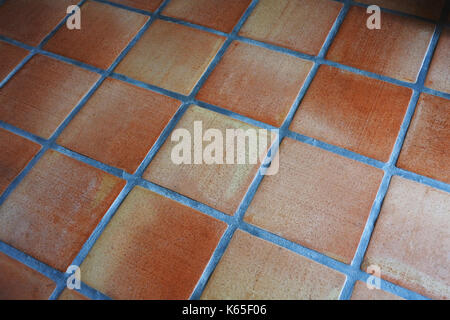 Tiled Flooring - John Gollop Stock Photo