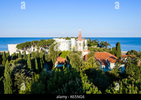 Port of Sveti Andrija Crveni Otok Island near Rovinj in Istria Stock ...