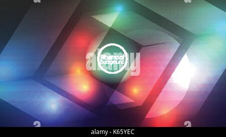 Abstract Background with Stripes - Vector Illustration Stock Vector