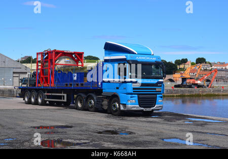 DAD XF 105-460 lorry at Berwick Stock Photo