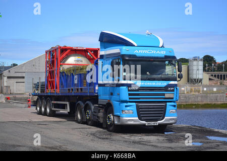 DAD XF 105-460 lorry at Berwick Stock Photo