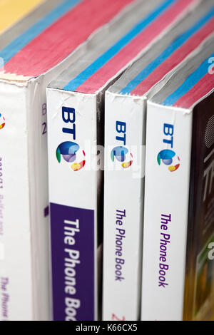 The BT local telephone directory paper edition Stock Photo
