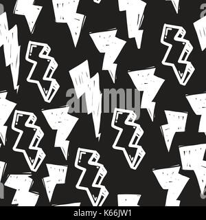 Seamless pattern graffiti Stock Vector