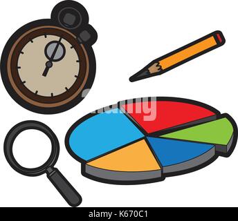 Set of business icons Stock Vector