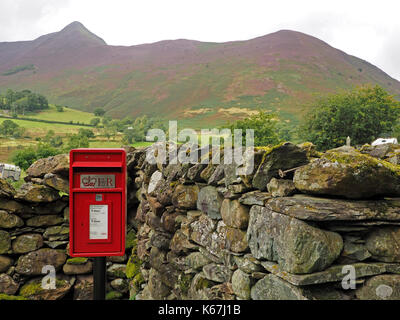 rural view in the Newlands Valley in the Lake District, Cumbria, England,UK Stock Photo