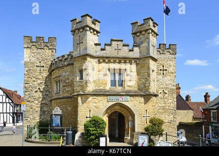 Old County Gaol Museum, Market Hill, Buckingham, Buckinghamshire, England, United Kingdom Stock Photo