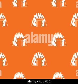 Mine in mountain pattern seamless Stock Vector