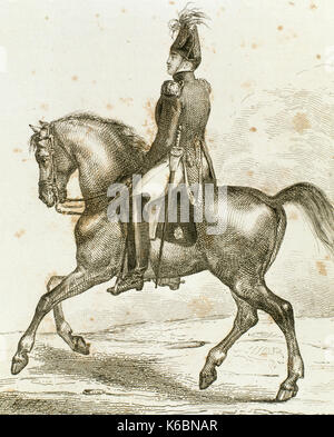 Alexander I (1777-1825). Emperor of Russia. Engraving, 19th century. Stock Photo