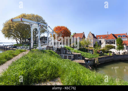 View on picturesque Schoonhoven in the Netherlands Stock Photo